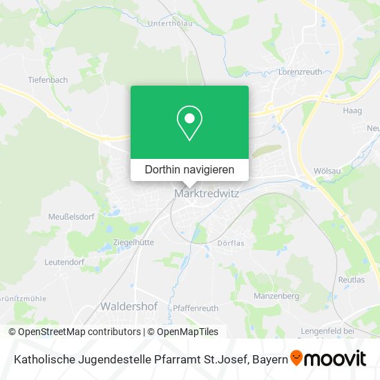 Katholische Jugendestelle Pfarramt St.Josef Karte
