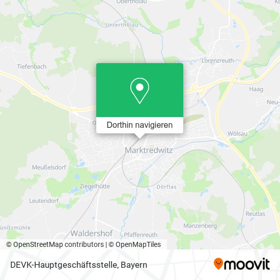 DEVK-Hauptgeschäftsstelle Karte