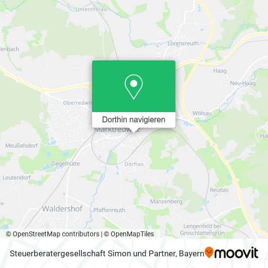 Steuerberatergesellschaft Simon und Partner Karte
