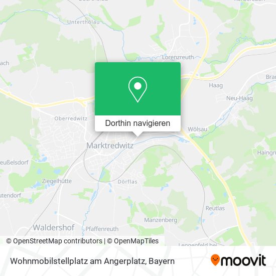 Wohnmobilstellplatz am Angerplatz Karte