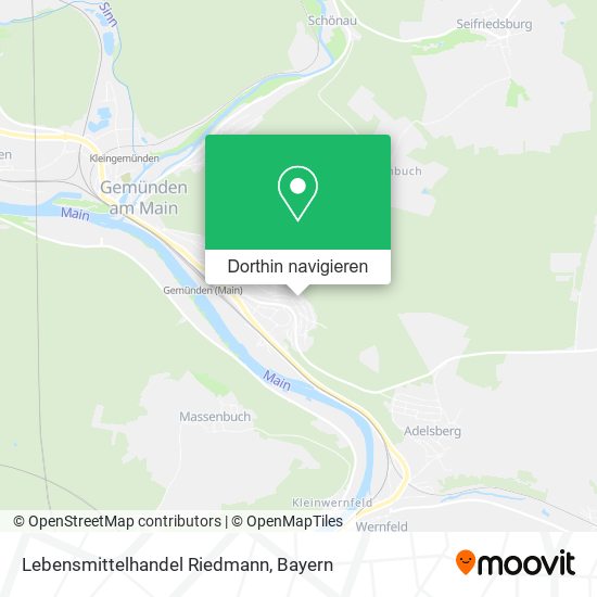 Lebensmittelhandel Riedmann Karte