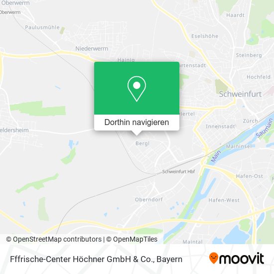 Fffrische-Center Höchner GmbH & Co. Karte