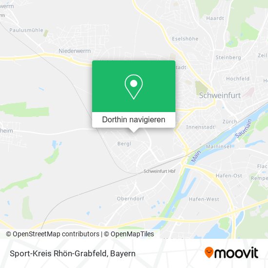 Sport-Kreis Rhön-Grabfeld Karte