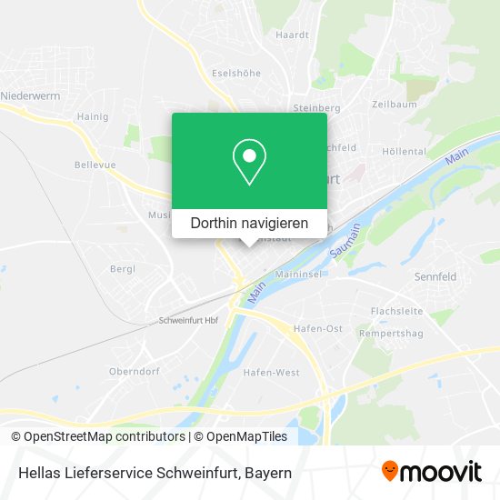 Hellas Lieferservice Schweinfurt Karte