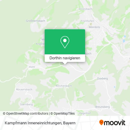 Kampfmann Inneneinrichtungen Karte