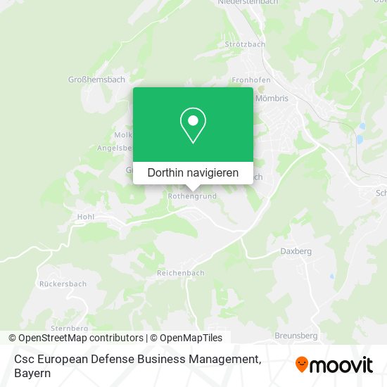 Csc European Defense Business Management Karte