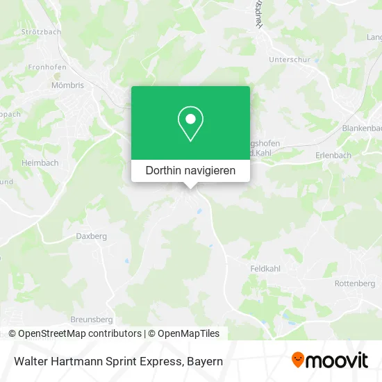 Walter Hartmann Sprint Express Karte