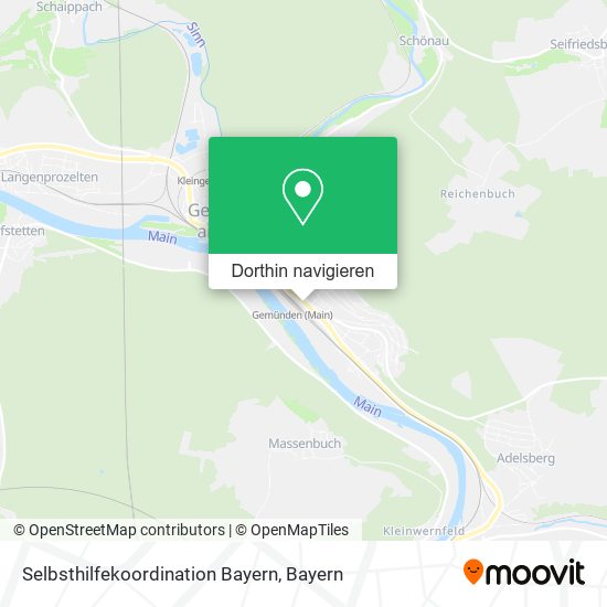 Selbsthilfekoordination Bayern Karte