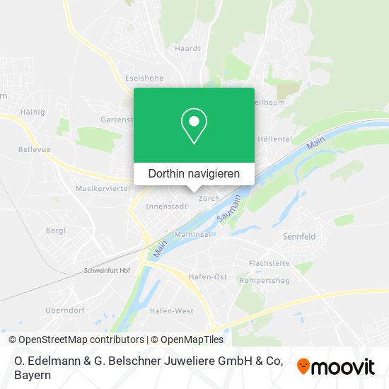 O. Edelmann & G. Belschner Juweliere GmbH & Co Karte