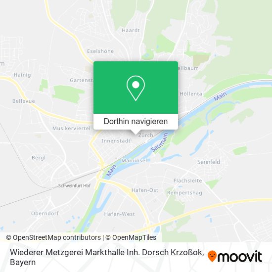Wiederer Metzgerei Markthalle Inh. Dorsch Krzoßok Karte