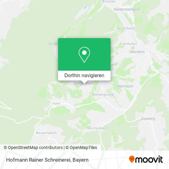 Hofmann Rainer Schreinerei Karte