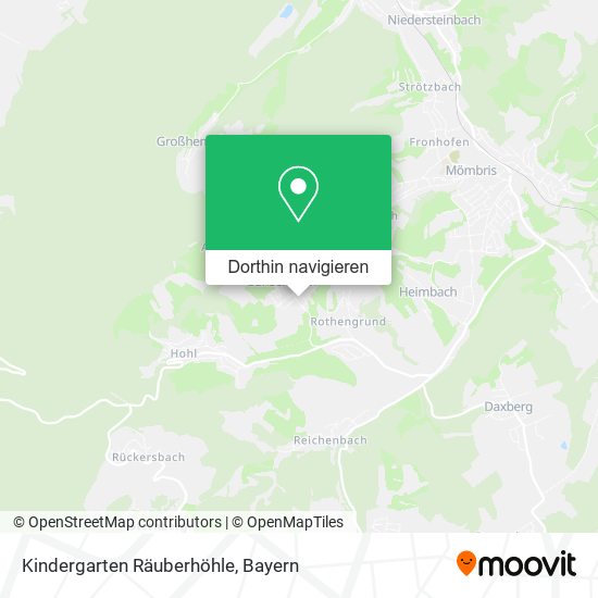 Kindergarten Räuberhöhle Karte
