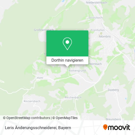 Leris Änderungsschneiderei Karte