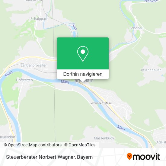 Steuerberater Norbert Wagner Karte