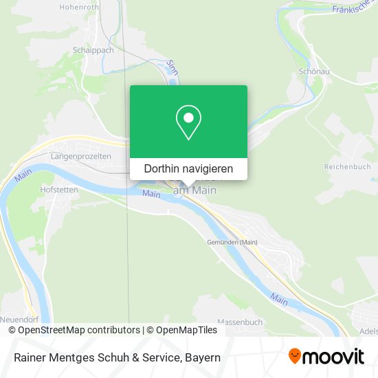 Rainer Mentges Schuh & Service Karte