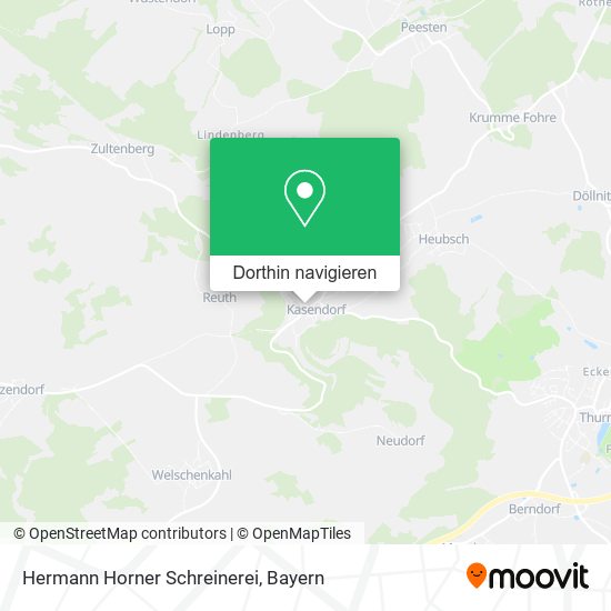 Hermann Horner Schreinerei Karte
