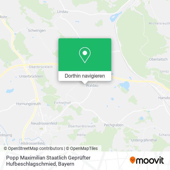 Popp Maximilian Staatlich Geprüfter Hufbeschlagschmied Karte