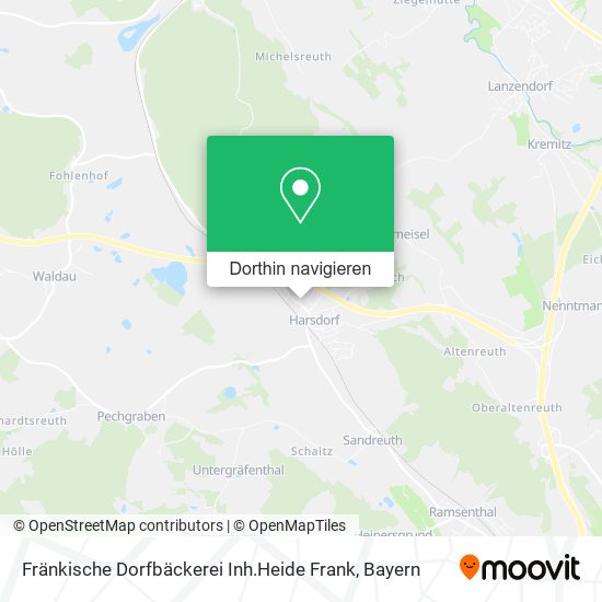 Fränkische Dorfbäckerei Inh.Heide Frank Karte