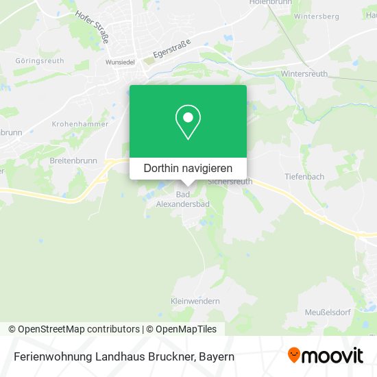 Ferienwohnung Landhaus Bruckner Karte