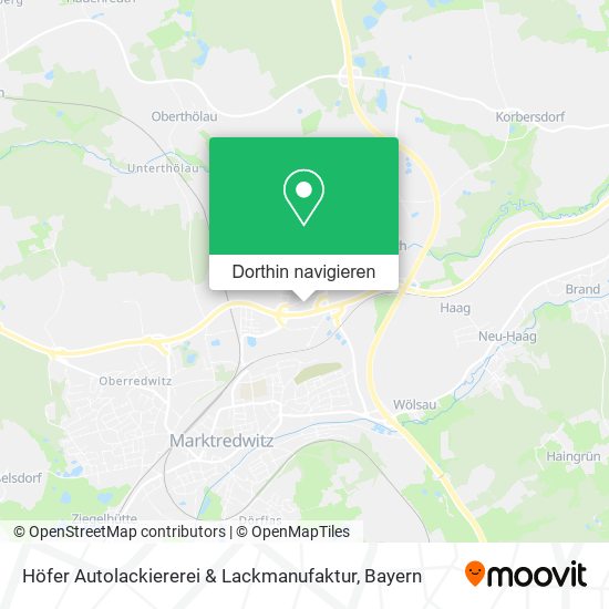 Höfer Autolackiererei & Lackmanufaktur Karte