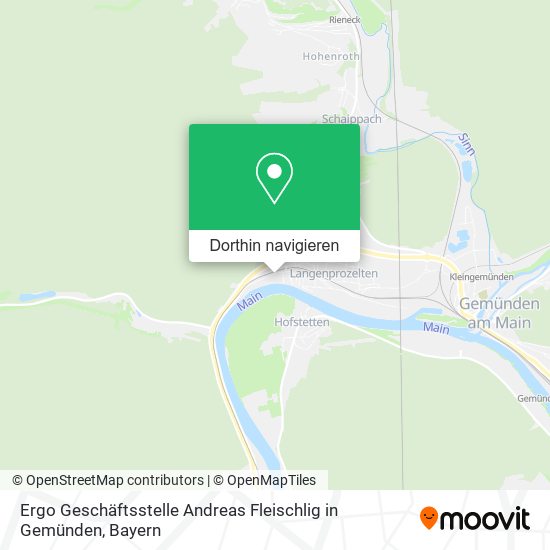 Ergo Geschäftsstelle Andreas Fleischlig in Gemünden Karte