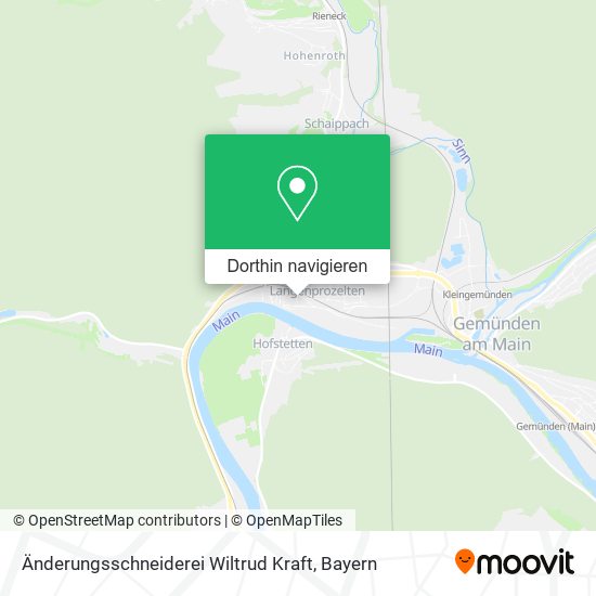 Änderungsschneiderei Wiltrud Kraft Karte