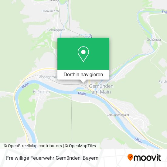 Freiwillige Feuerwehr Gemünden Karte