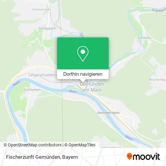 Fischerzunft Gemünden Karte