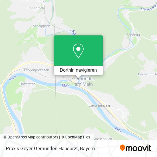 Praxis Geyer Gemünden Hausarzt Karte