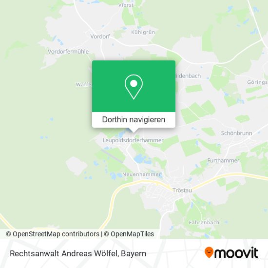 Rechtsanwalt Andreas Wölfel Karte