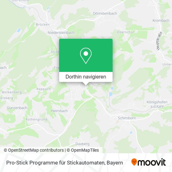 Pro-Stick Programme für Stickautomaten Karte