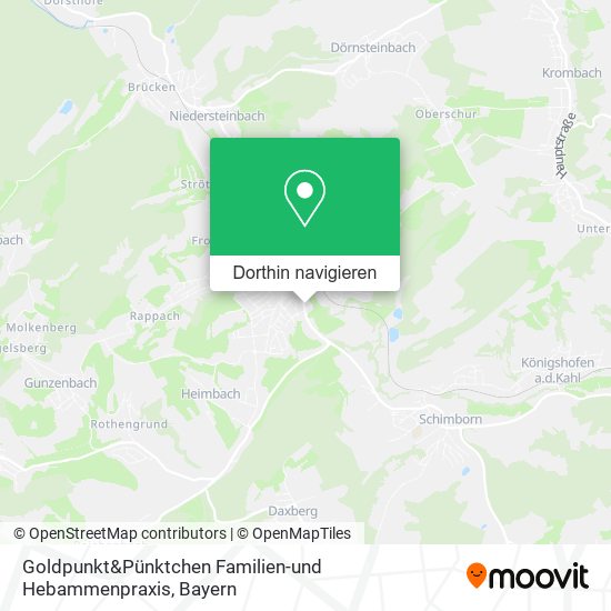 Goldpunkt&Pünktchen Familien-und Hebammenpraxis Karte