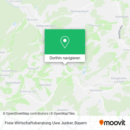 Freie Wirtschaftsberatung Uwe Junker Karte