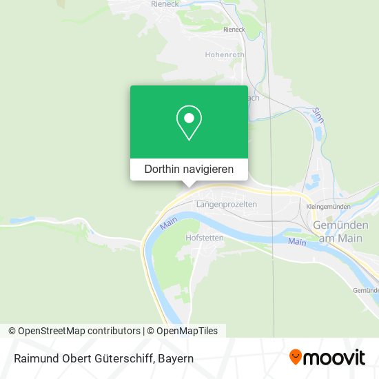Raimund Obert Güterschiff Karte