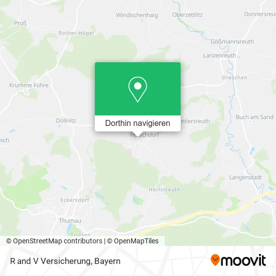 R and V Versicherung Karte