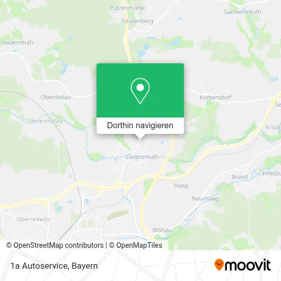 1a Autoservice Karte