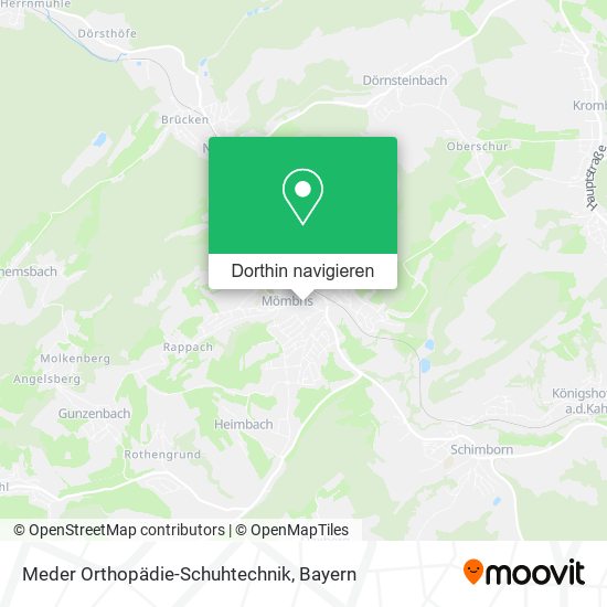 Meder Orthopädie-Schuhtechnik Karte