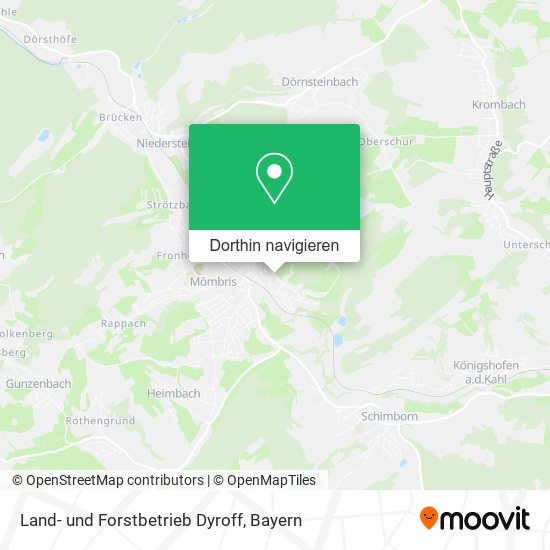 Land- und Forstbetrieb Dyroff Karte
