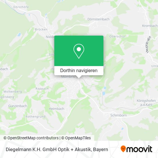 Diegelmann K.H. GmbH Optik + Akustik Karte