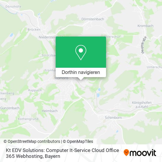 Kt EDV Solutions: Computer It-Service Cloud Office 365 Webhosting Karte