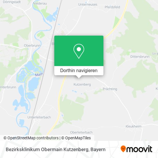 Bezirksklinikum Obermain Kutzenberg Karte