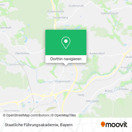 Staatliche Führungsakademie Karte