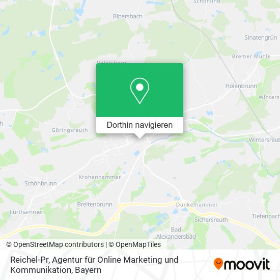 Reichel-Pr, Agentur für Online Marketing und Kommunikation Karte
