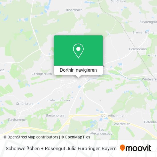 Schönweißchen + Rosengut Julia Fürbringer Karte