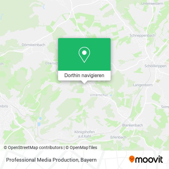 Professional Media Production Karte