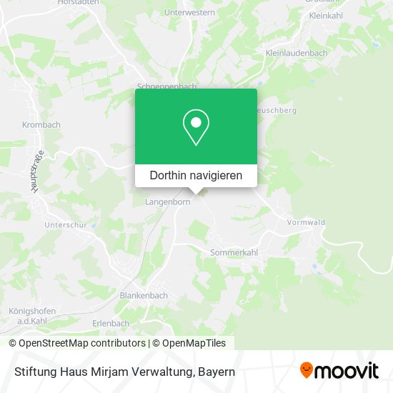 Stiftung Haus Mirjam Verwaltung Karte