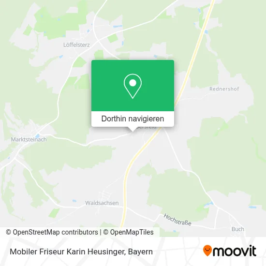Mobiler Friseur Karin Heusinger Karte