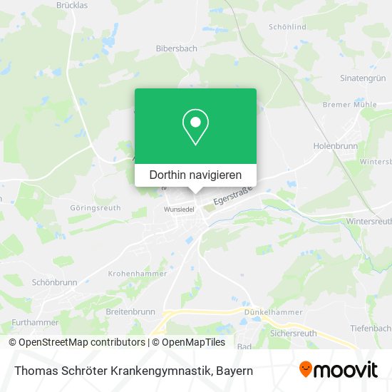 Thomas Schröter Krankengymnastik Karte