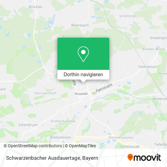 Schwarzenbacher Ausdauertage Karte