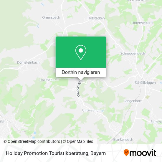 Holiday Promotion Touristikberatung Karte
